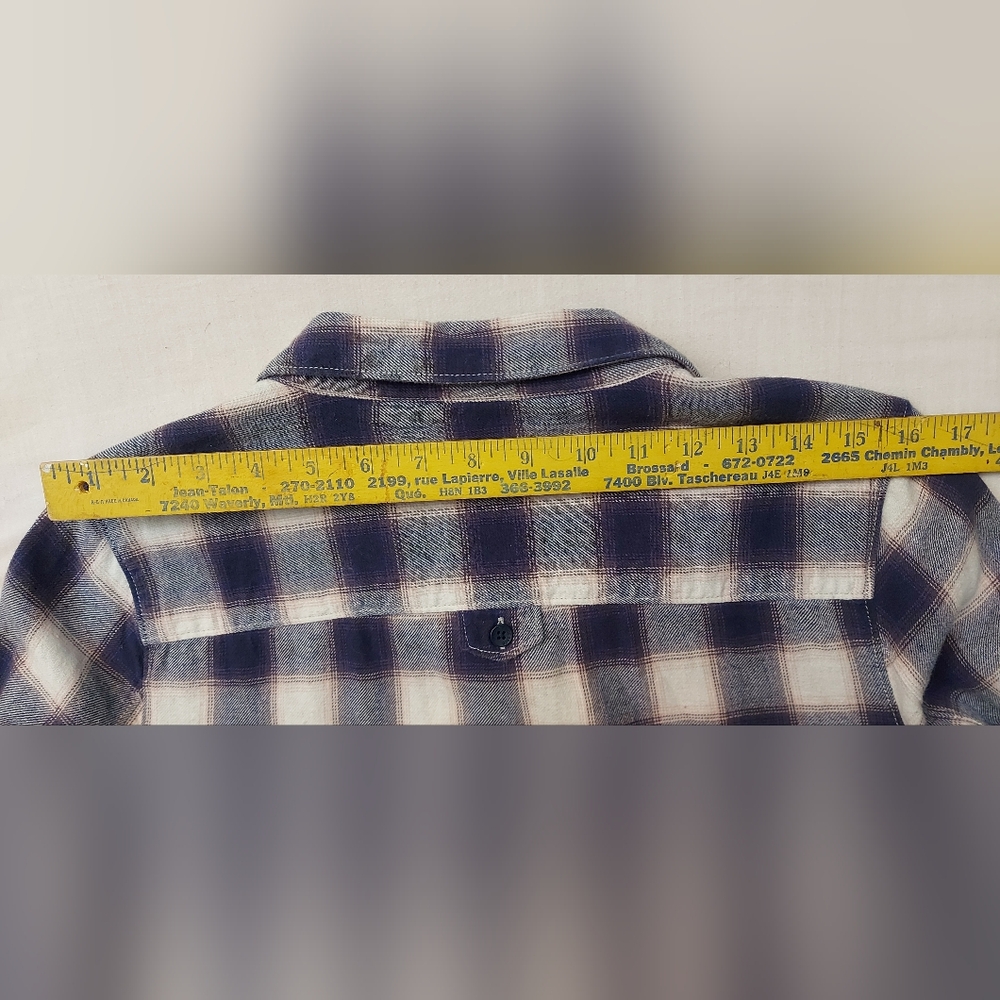 VANS Flannel Plaid Shirt Dark Academia Grunge Streetwear Staple - Picture 11 of 13